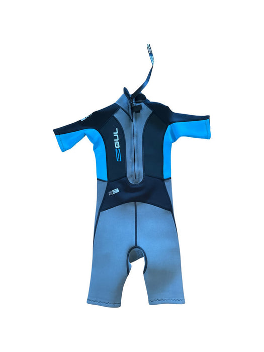 A Blue Wetsuits from Gul in size 7Y for boy. (Back View)
