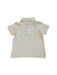 A Yellow Short Sleeve Polos from Nanos in size 8Y for boy. (Back View)