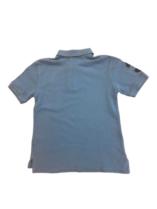 A Blue Short Sleeve Polos from Polo Ralph Lauren in size 8Y for boy. (Back View)