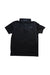 A Black Short Sleeve Polos from Under Armour in size 7Y for boy. (Front View)