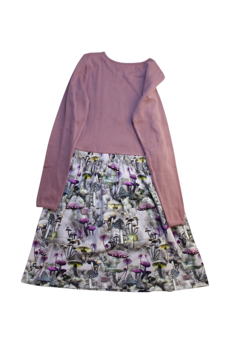 A Multicolour Long Sleeve Dresses from Molo in size 10Y for girl. (Back View)