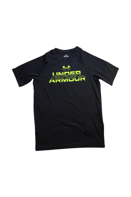 A Black Active Tops from Under Armour in size 8Y for boy. (Front View)