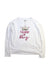 A White Long Sleeve Tops from Juicy Couture in size 8Y for girl. (Front View)