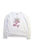 A White Long Sleeve Tops from Juicy Couture in size 8Y for girl. (Front View)