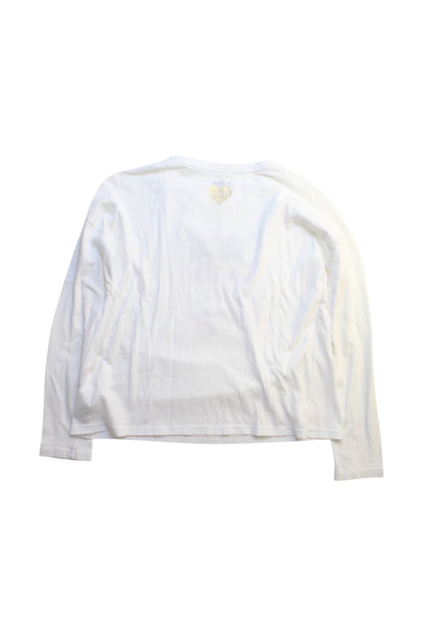 A White Long Sleeve Tops from Juicy Couture in size 8Y for girl. (Back View)