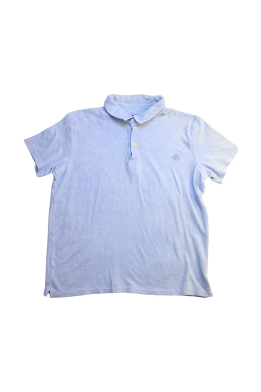 A Blue Short Sleeve Polos from Vilebrequin in size 14Y for boy. (Front View)