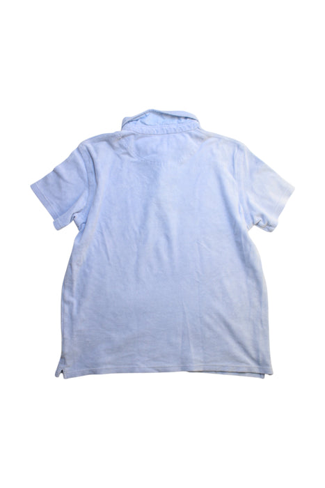 A Blue Short Sleeve Polos from Vilebrequin in size 14Y for boy. (Back View)