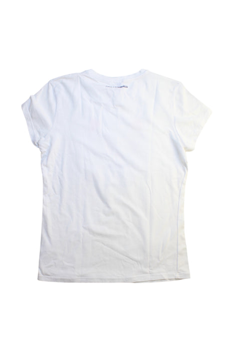 A White Short Sleeve T Shirts from Karl Lagerfeld in size 14Y for girl. (Back View)