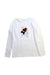 A White Long Sleeve Tops from Balloon Chic in size 12Y for girl. (Front View)