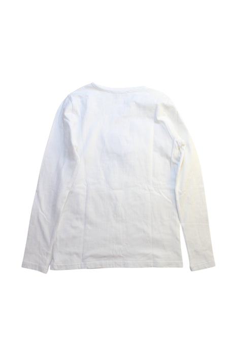 A White Long Sleeve Tops from Balloon Chic in size 12Y for girl. (Back View)
