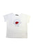 A White Short Sleeve Tops from Jakioo in size 9Y for girl. (Front View)