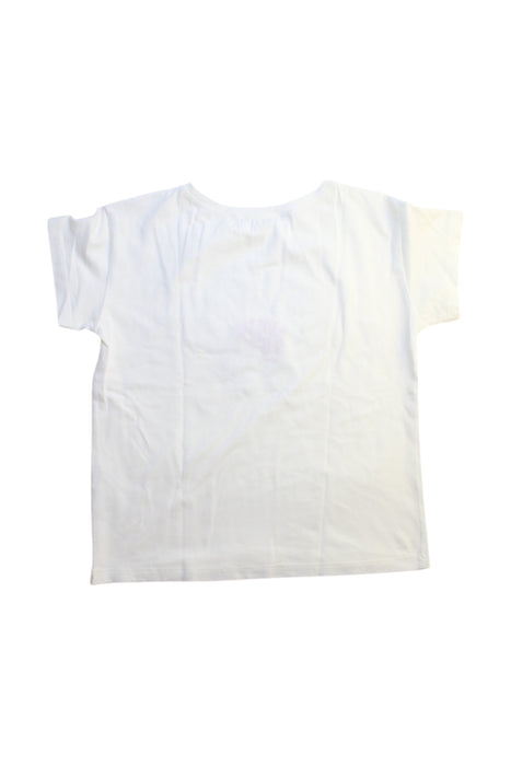 A White Short Sleeve Tops from Jakioo in size 9Y for girl. (Back View)