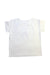 A White Short Sleeve Tops from Jakioo in size 9Y for girl. (Back View)