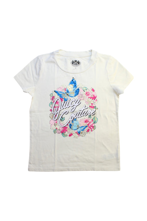 A Multicolour Short Sleeve T Shirts from Juicy Couture in size 10Y for girl. (Front View)