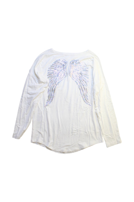 A White Long Sleeve Tops from Angel's Face in size 8Y for girl. (Back View)