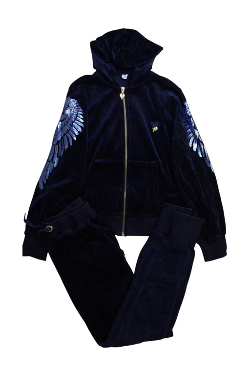 A Navy Pants Sets from Angel's Face in size 12Y for girl. (Front View)