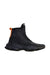 A Black Sneakers from Diesel in size 10Y for boy. (Front View)