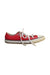 A Red Sneakers from Converse in size 10Y for neutral. (Front View)