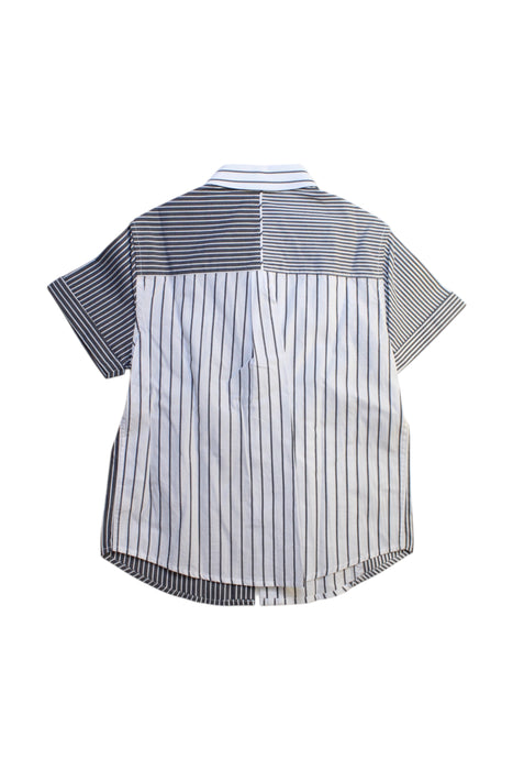 A Navy Short Sleeve Shirts from Nicholas & Bears in size 4T for boy. (Back View)