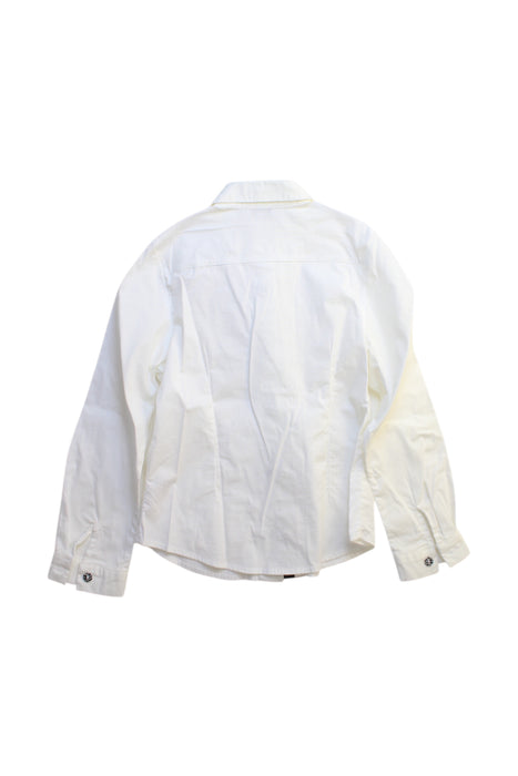 A White Long Sleeve Shirts from Kenzo in size 6T for boy. (Back View)