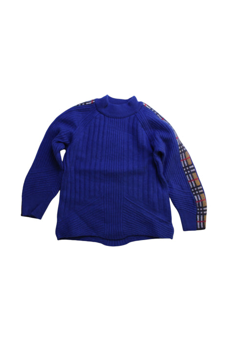 A Blue Long Sleeve Tops from Burberry in size 8Y for boy. (Front View)