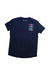 A Navy Short Sleeve T Shirts from Under Armour in size 8Y for girl. (Front View)