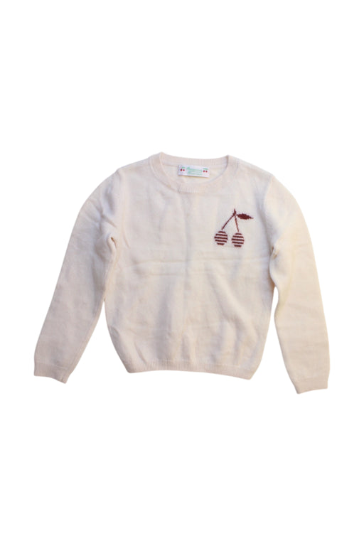 A White Cardigans from Bonpoint in size 2T for girl. (Front View)