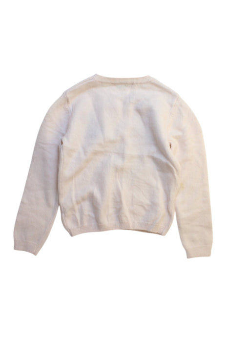 A White Cardigans from Bonpoint in size 2T for girl. (Back View)