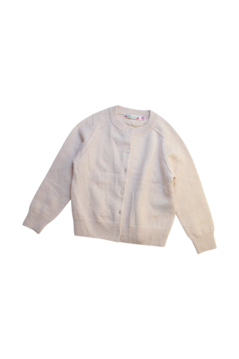 A Beige Cardigans from Bonpoint in size 4T for girl. (Front View)