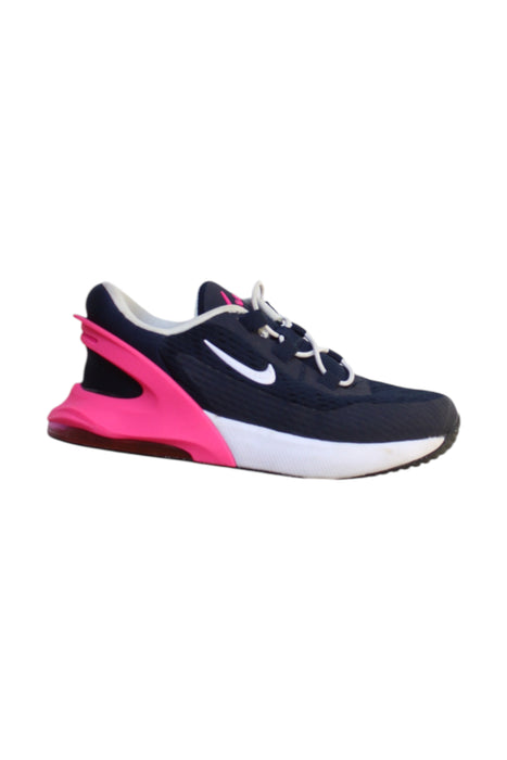 A Navy Sneakers from Nike in size 4T for girl. (Front View)