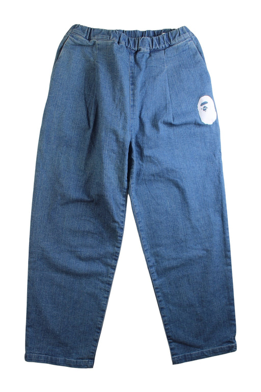 A Blue Casual Pants from Bape by A Bathing Ape in size 10Y for girl. (Front View)