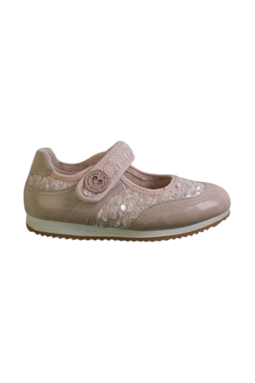 A Pink Sneakers from ELLE in size 5T for girl. (Front View)