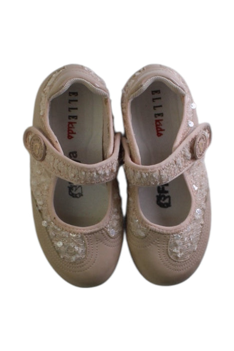 A Pink Sneakers from ELLE in size 5T for girl. (Back View)