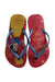 A Multicolour Flip Flops from Havaianas in size 4T for girl. (Back View)