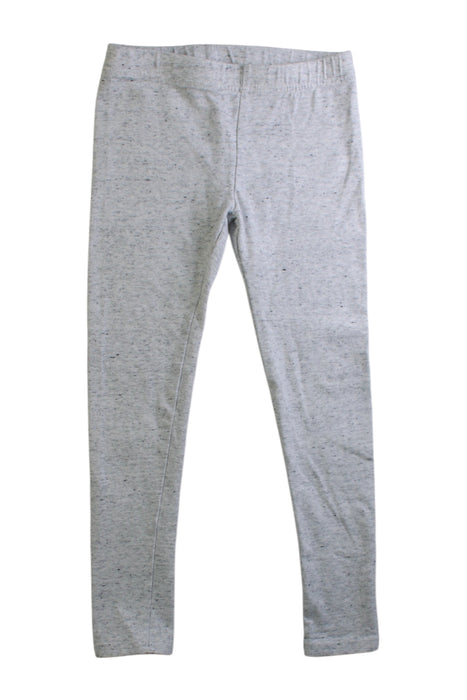 A Grey Leggings from Seed in size 5T for girl. (Front View)