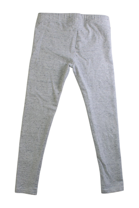 A Grey Leggings from Seed in size 5T for girl. (Back View)