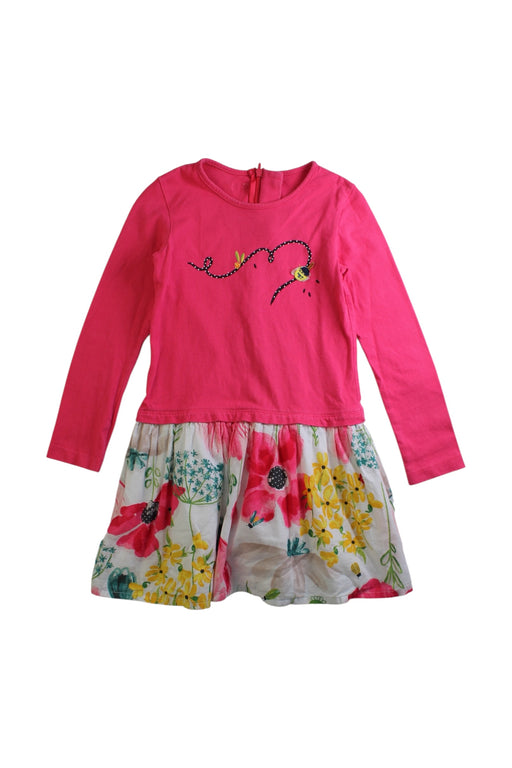 A Multicolour Long Sleeve Dresses from Catimini in size 6T for girl. (Front View)
