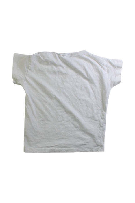A White Short Sleeve T Shirts from Petit Bateau in size 3T for neutral. (Back View)