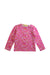 A Pink Long Sleeve Tops from Christian Lacroix in size 4T for girl. (Front View)