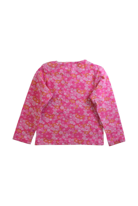 A Pink Long Sleeve Tops from Christian Lacroix in size 4T for girl. (Back View)