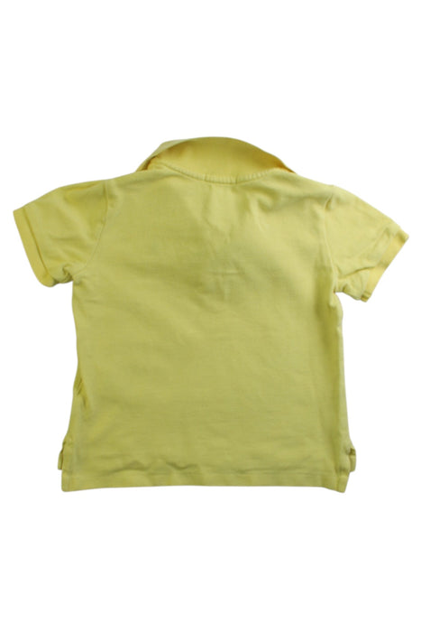 A Yellow Short Sleeve Polos from Ralph Lauren in size 2T for boy. (Back View)