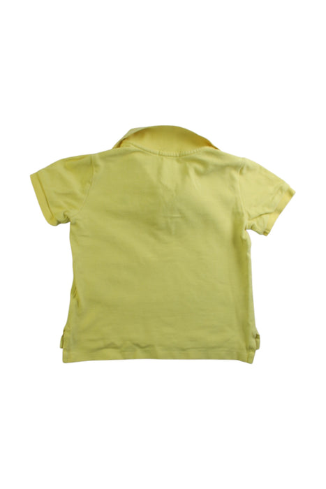 A Yellow Short Sleeve Polos from Ralph Lauren in size 2T for boy. (Back View)