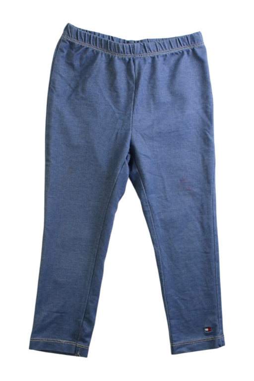 A Blue Leggings from Tommy Hilfiger in size 3T for neutral. (Front View)