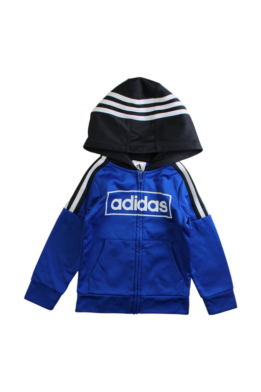 A Blue Lightweight Jackets from Adidas in size 3T for boy. (Front View)