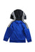 A Blue Lightweight Jackets from Adidas in size 3T for boy. (Back View)