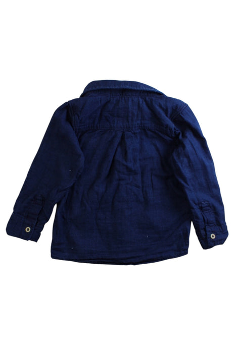 A Navy Long Sleeve Shirts from Country Road in size 12-18M for boy. (Back View)