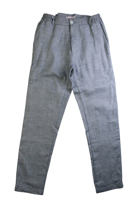 A White Pants Sets from Mimilu in size 10Y for boy. (Back View)