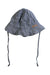 A Blue Sun Hats from Bauer in size 12-18M for girl. (Front View)