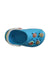 A Blue Slip Ons from Crocs in size 3T for neutral. (Front View)
