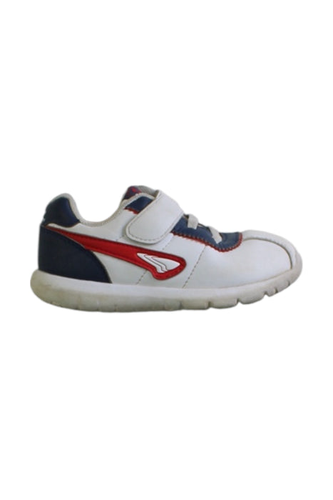 A White Sneakers from Dr. Kong in size 4T for boy. (Front View)